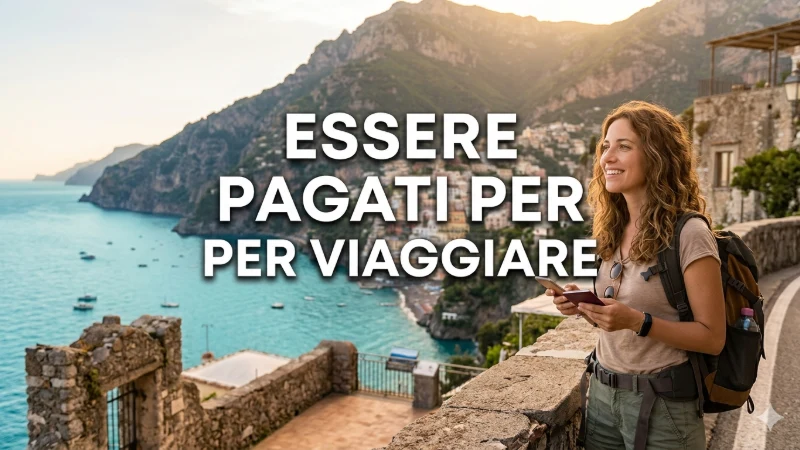 Essere pagati per viaggiare nel 2026: guida per chi parte dall&rsquo;Italia
